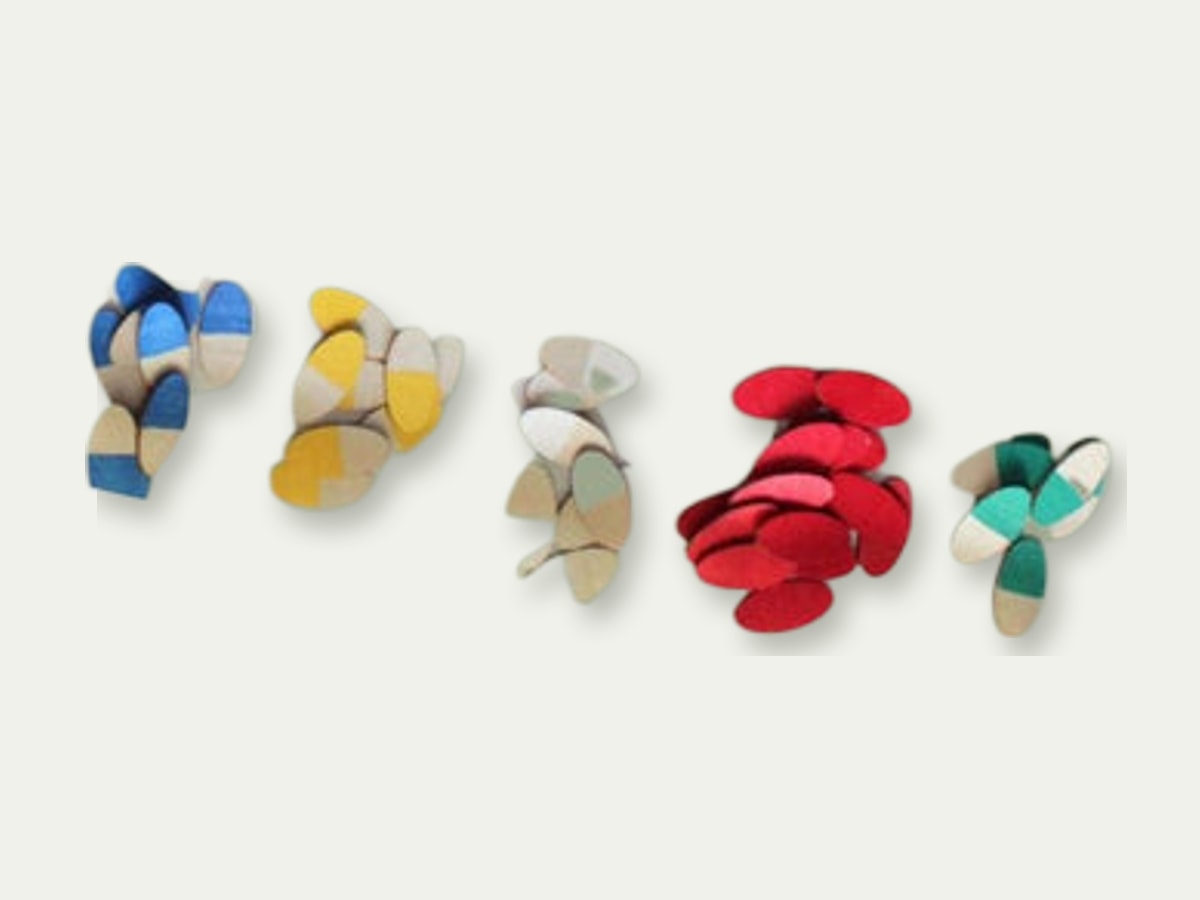 Wooden practice pills