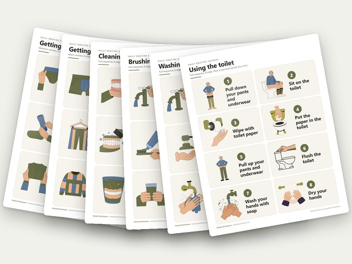 12 routine cards