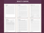 What's inside: 30 handwriting worksheets ready to print, including stroke practice, letter families, numbers and letters with tails