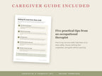 Caregiver guide included: five practical tips from an occupational therapist