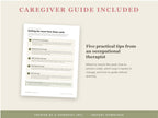 Caregiver guide included: five practical tips from an occupational therapist