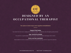 Designed by an occupational therapist: support that fades, age-neutral by design, every cue has a purpose