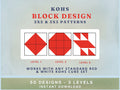 Kohs Block Design Pattern Cards (50) — Printable Graded Set