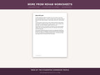 More from Rehab Worksheets: handwriting, signature and forms, and workbooks