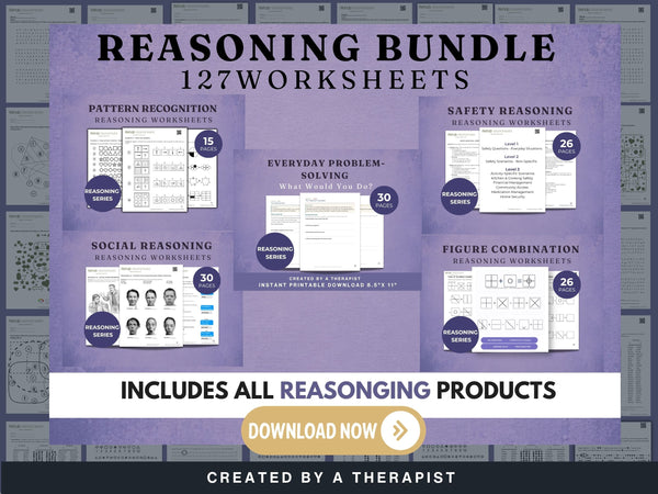 Reasoning Worksheets Bundle — Complete Reasoning & Judgment Set