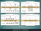 Visual Perception Worksheets Bundle — Motor-Free Visual Perception Set
