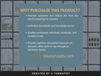 Attention Worksheets Bundle (165) — Complete Attention Rehab Set
