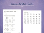 Figure Combination Worksheets (90) — Visual Reasoning Exercises