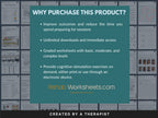 Visual Perception Worksheets Bundle — Motor-Free Visual Perception Set