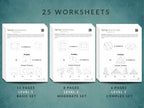 Visual Spatial Worksheets (25) — Spatial Perception Exercises