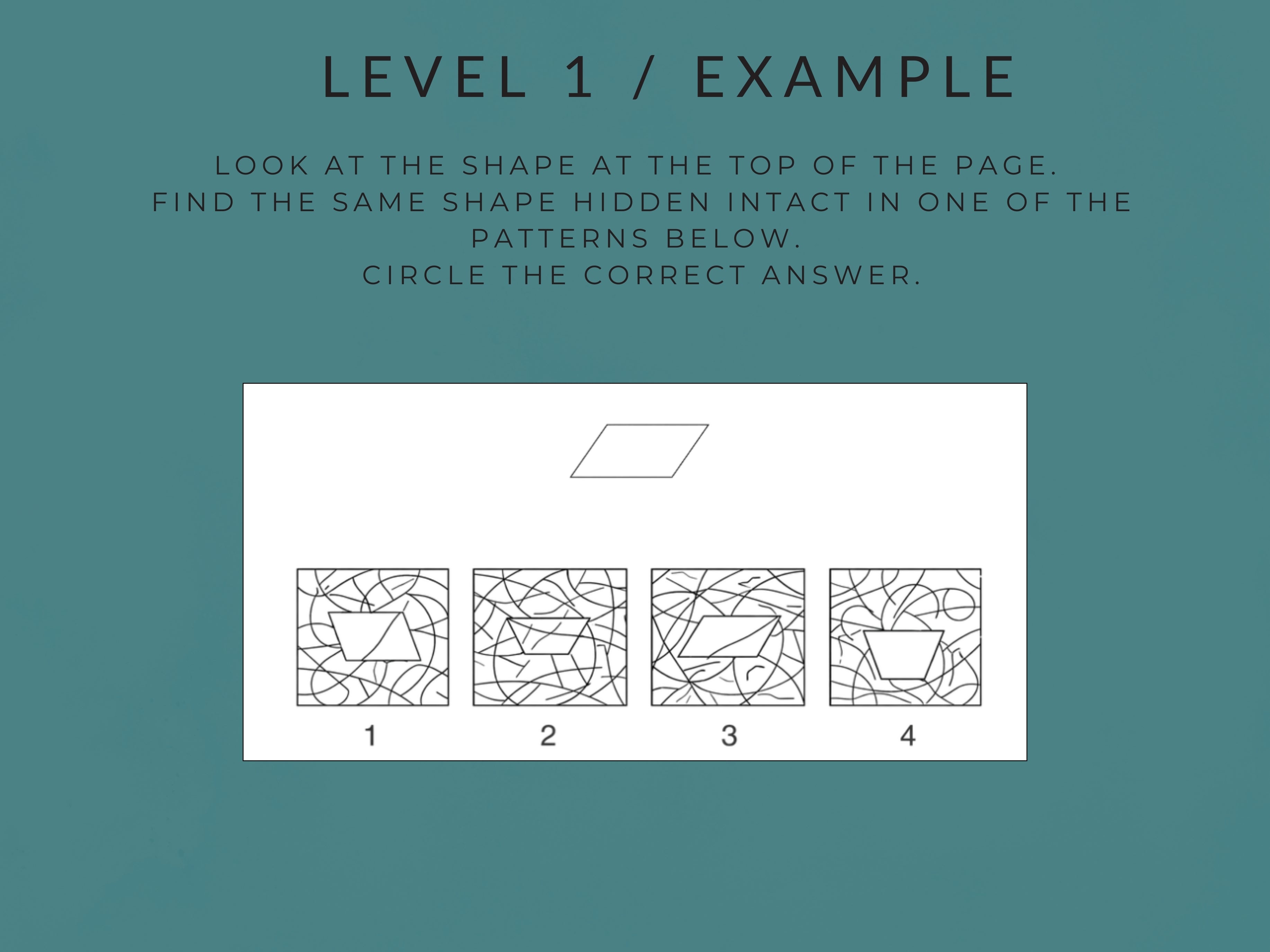 Visual Figure-Ground Worksheets by Rehab Worksheets, showing colorful pages for visual perception practice.
