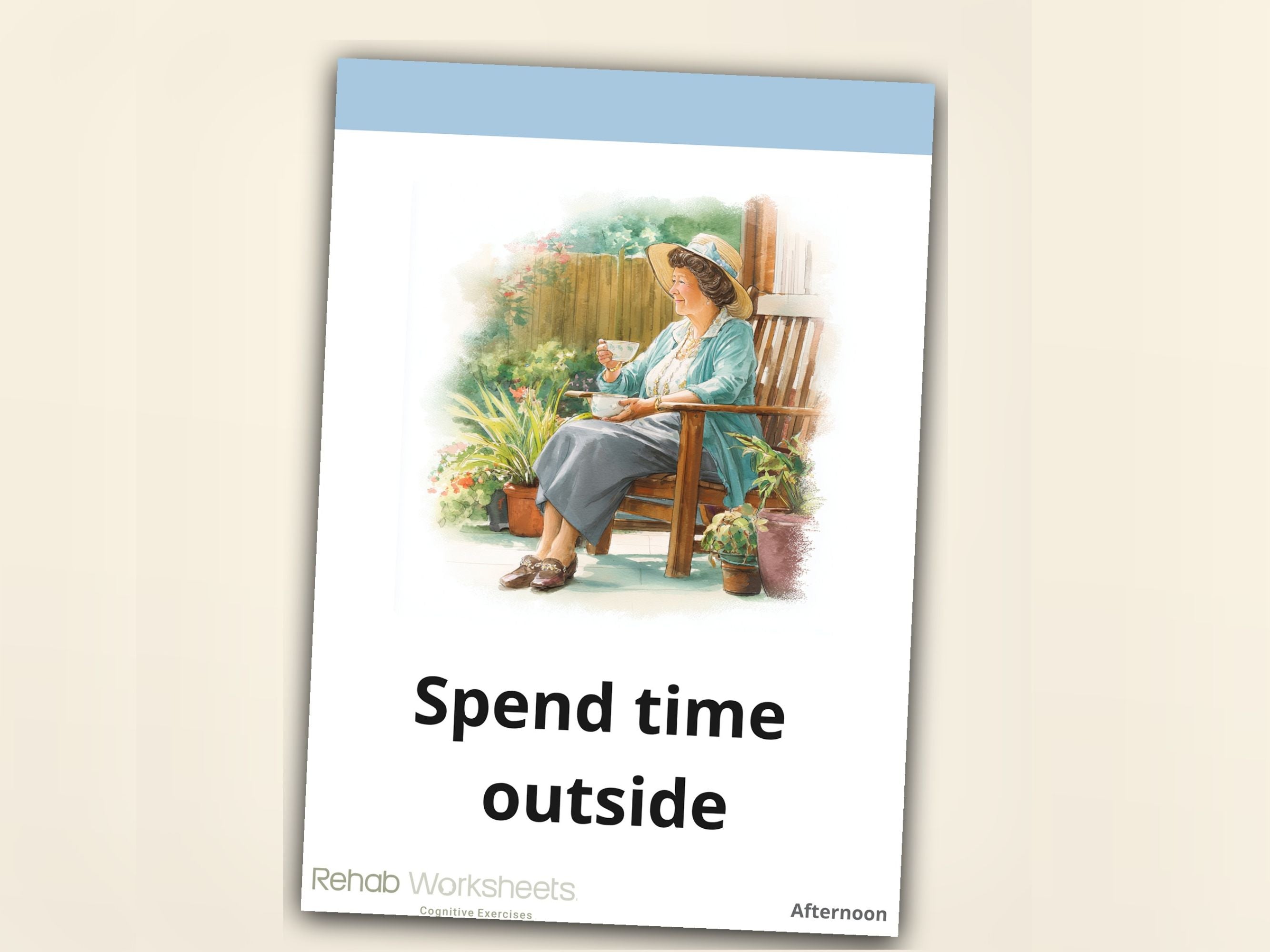 Dementia Daily Routine Cards — Visual Schedule for Memory Loss