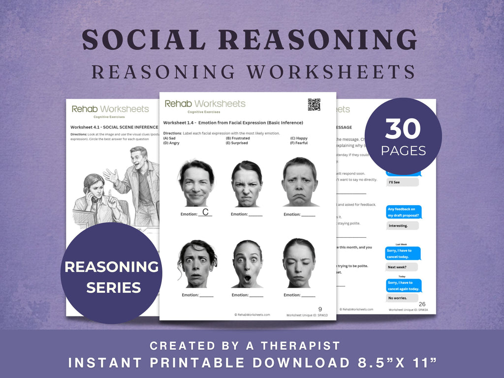 Reasoning Worksheets Bundle — Complete Reasoning & Judgment Set