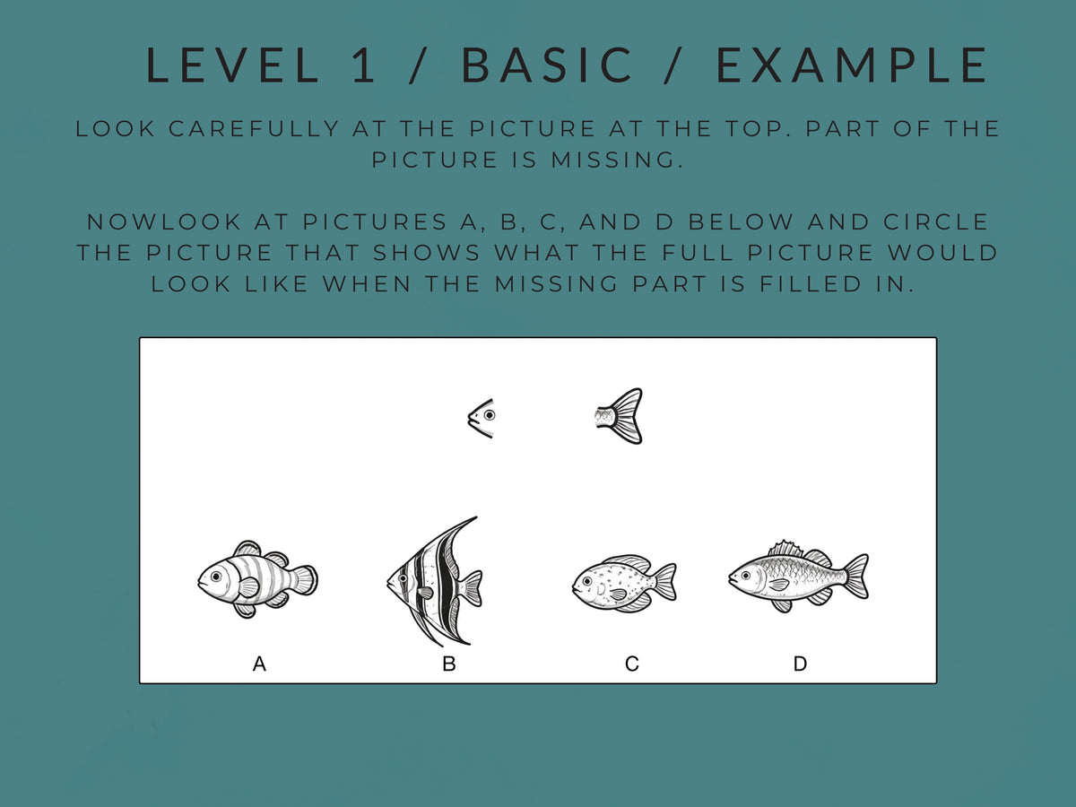 Visual Closure Worksheets (15 Pages) – Visual Perception – Rehab Worksheets