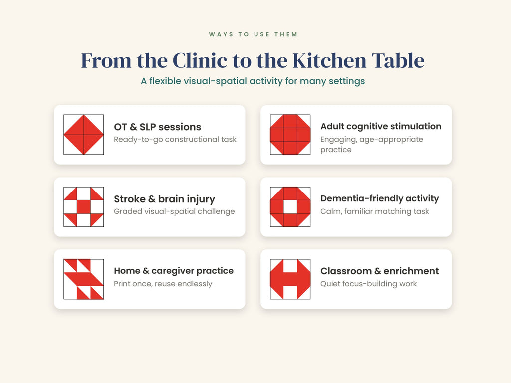 Kohs Block Design Pattern Cards (50) — Printable Graded Set