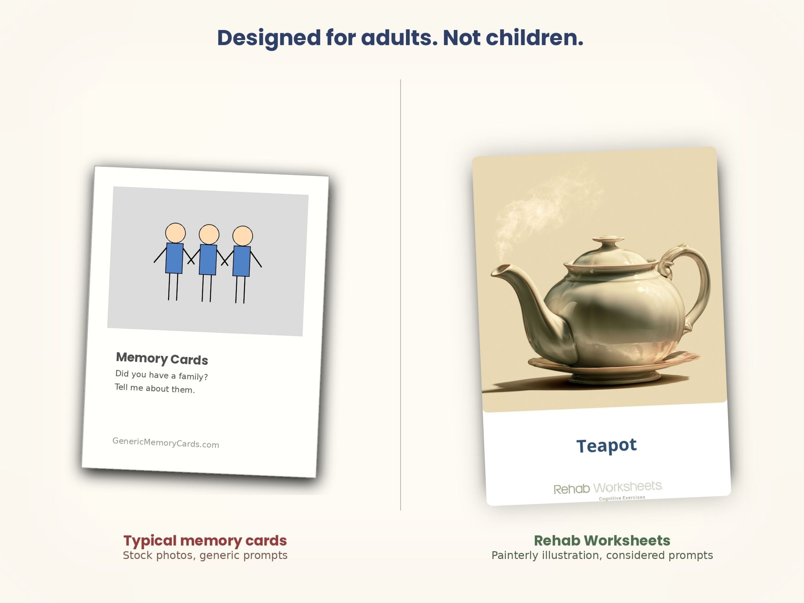 Picture Matching Cards for Dementia (30 Pairs) — Memory Care Activity