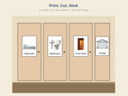 Dementia Home Labels — 100+ Large-Print Picture Signs for the Whole House