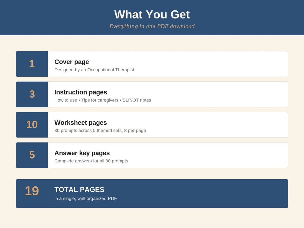 Finish the Phrase Worksheets for Seniors (80 Prompts) — Dementia Activity