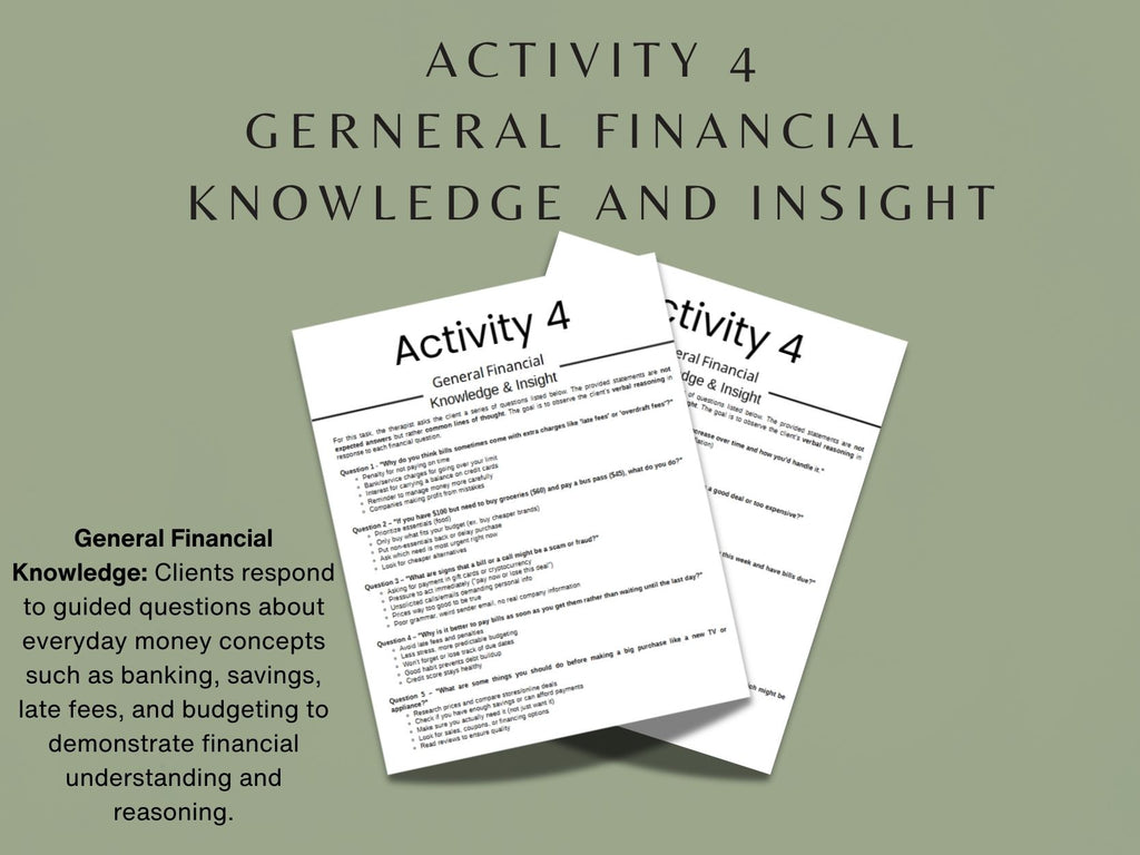 Money Management Kit - Canadian Edition - Occupational Therapy Tool, Speech Therapy Activity, Cognitive Training, Physical Kit