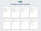 Problem Solving Worksheets for Adults (30) — Real-Life Scenarios