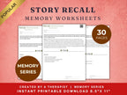 Memory Worksheets Bundle (120) — Complete Memory Rehab Set