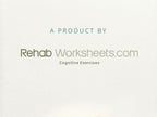 Finish the Phrase Worksheets for Seniors (80 Prompts) — Dementia Activity