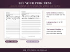 Benchmark pages from the start and the end of the book, for comparing your own cursive
