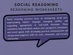 Social Reasoning (30 Worksheets) - Reasoning - Rehab Worksheets