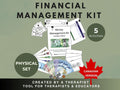 Money Management Kit - Canadian Edition - Occupational Therapy Tool, Speech Therapy Activity, Cognitive Training, Physical Kit