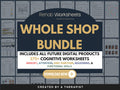 Entire Shop Mega Bundle (Digital) - All Digital Downloads in One Product - Rehab Worksheets
