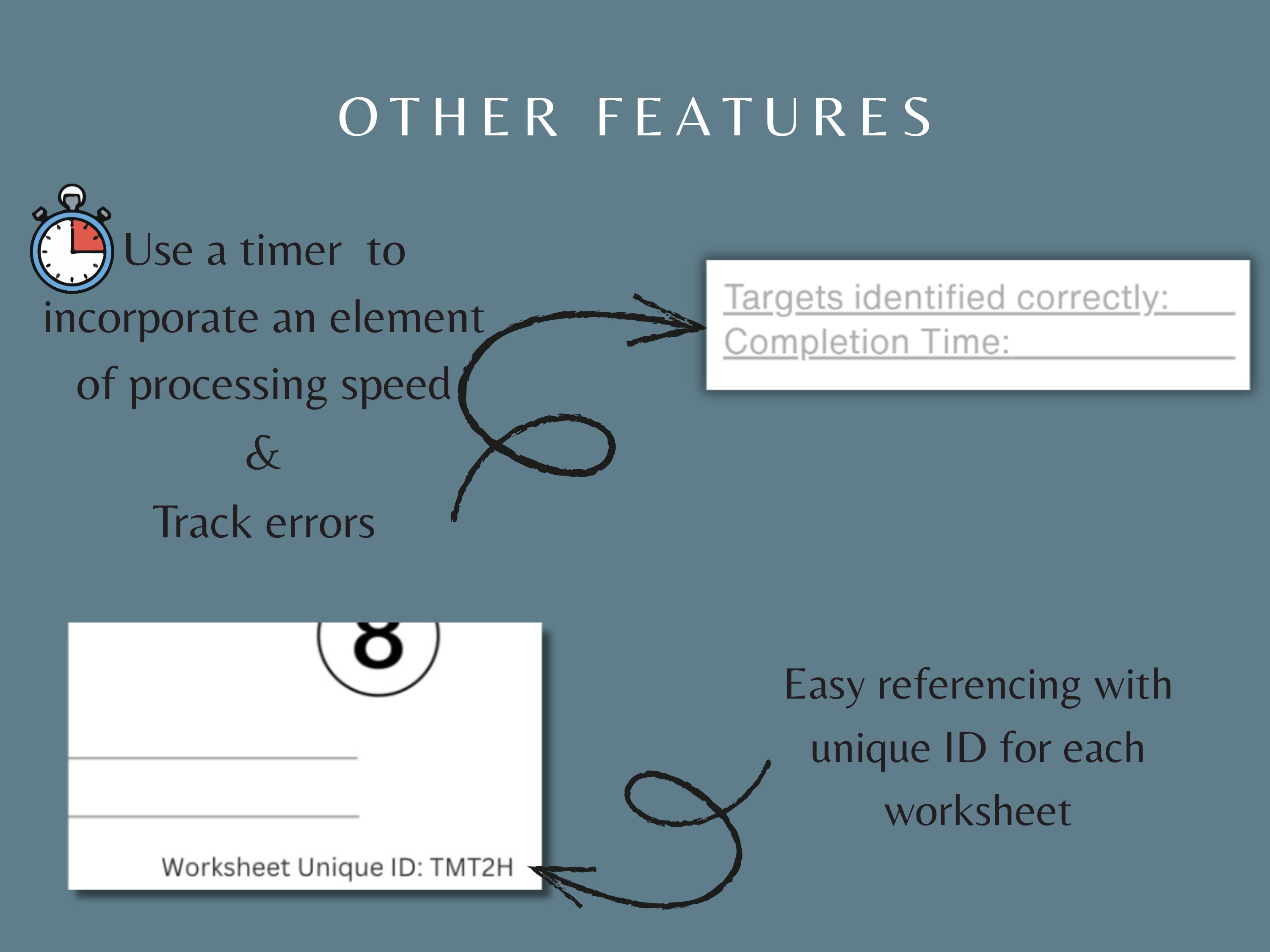Letter Cancellation Task (30 Worksheets) - Attention - Rehab Worksheets