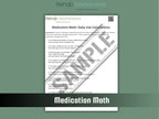 Medication Management (10 Worksheets) - Functional - Rehab Worksheets