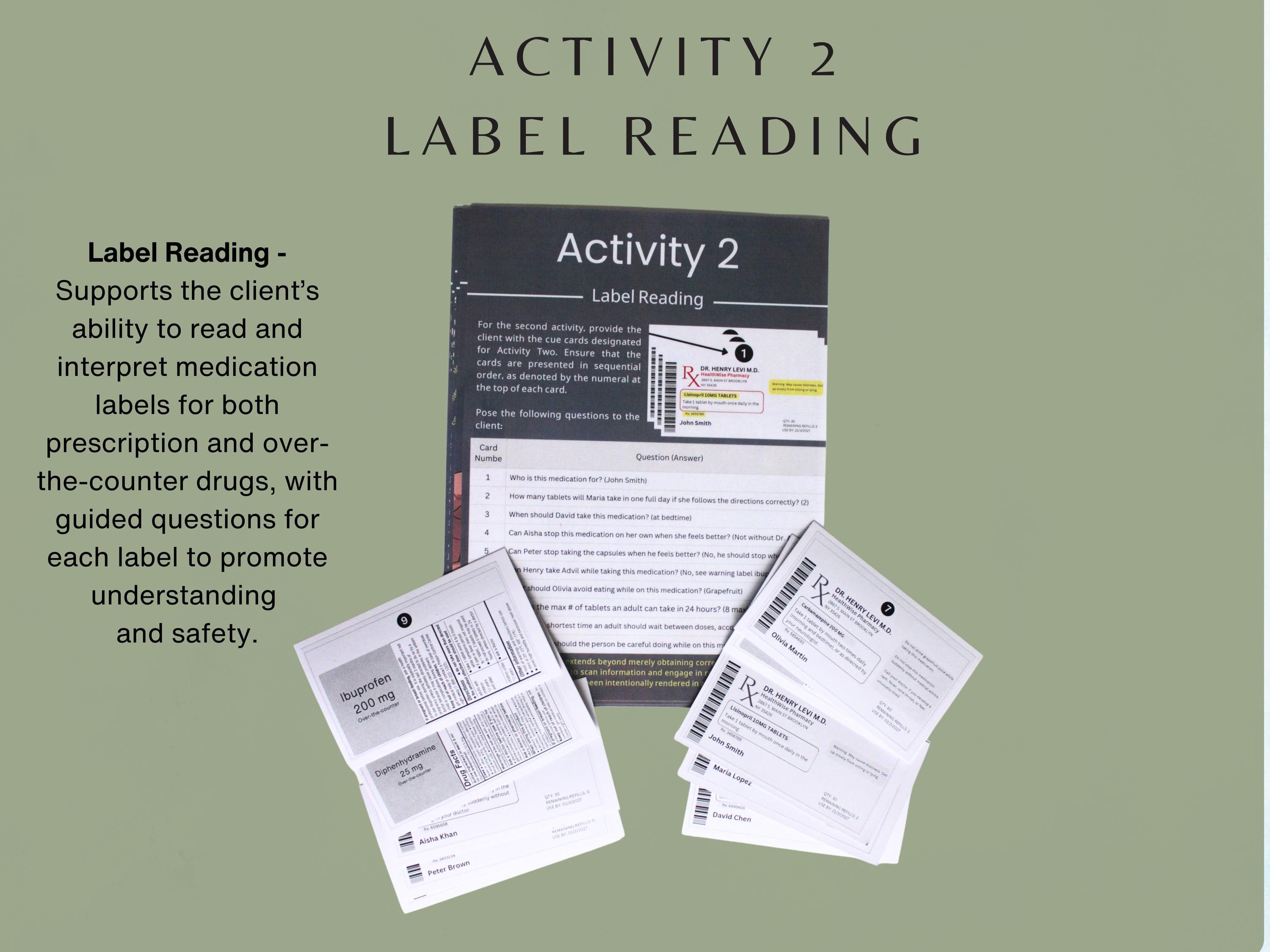 Medication Management Full Kit - Physical Kit - Rehab Worksheets