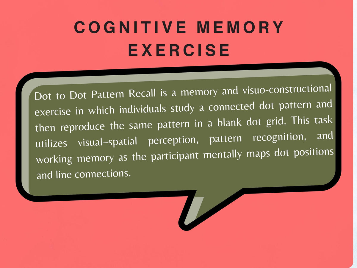 Pattern Recall Worksheets (30 Worksheets) - Memory – Rehab Worksheets