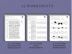 Pattern Recognition (15 Worksheets) - Reasoning - Rehab Worksheets
