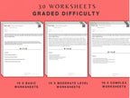 Story Recall Worksheets Bundle (30 Worksheets) - Memory - Rehab Worksheets