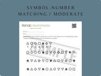 Symbol Digit Modalities Task (30 Worksheets) - Attention - Rehab Worksheets