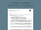 Symbol Digit Modalities Task (30 Worksheets) - Attention - Rehab Worksheets