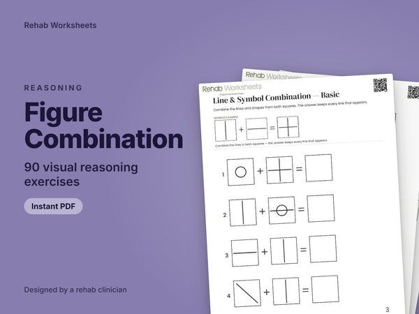 Figure Combination Worksheets (90): Visual Reasoning Exercises