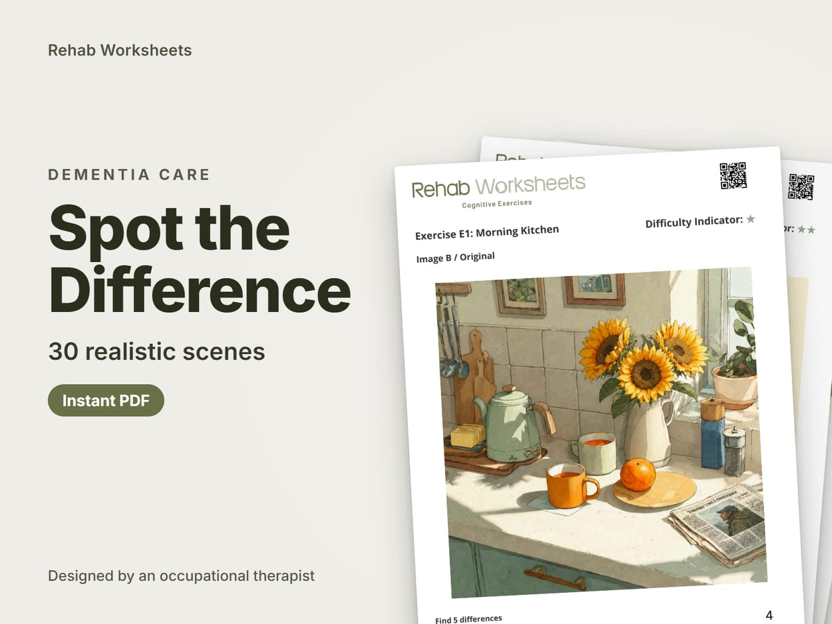 Spot the Difference, 30 realistic scenes: cover showing real pages from the set