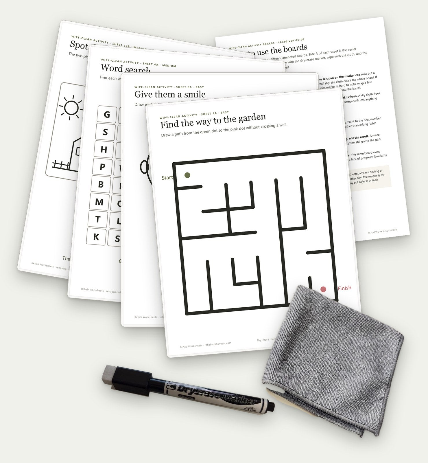 Wipe-Clean Activity Boards